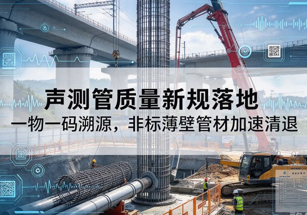 宣恩声测管质量新规落地，一物一码溯源，非标薄壁管材加速清退