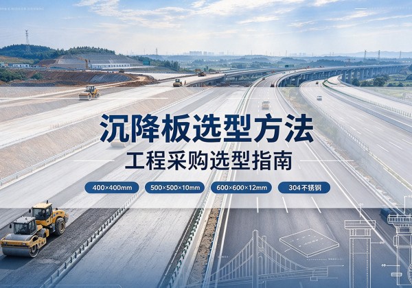 宣恩沉降板选择方法